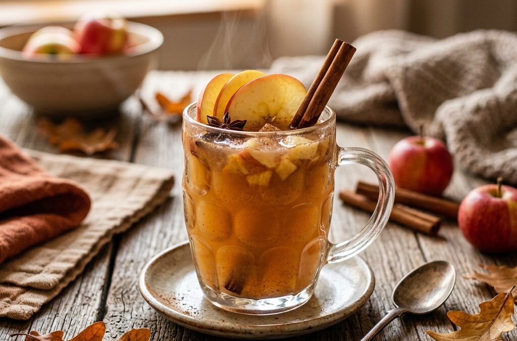 Apfel Zimt Drink ohne Zucker